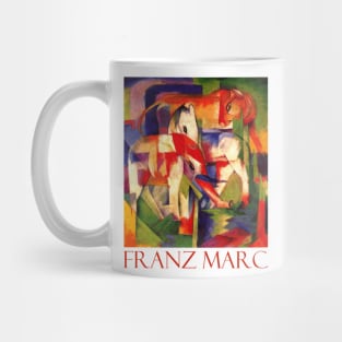 Elephant, Horse and Cow by Franz Marc Mug